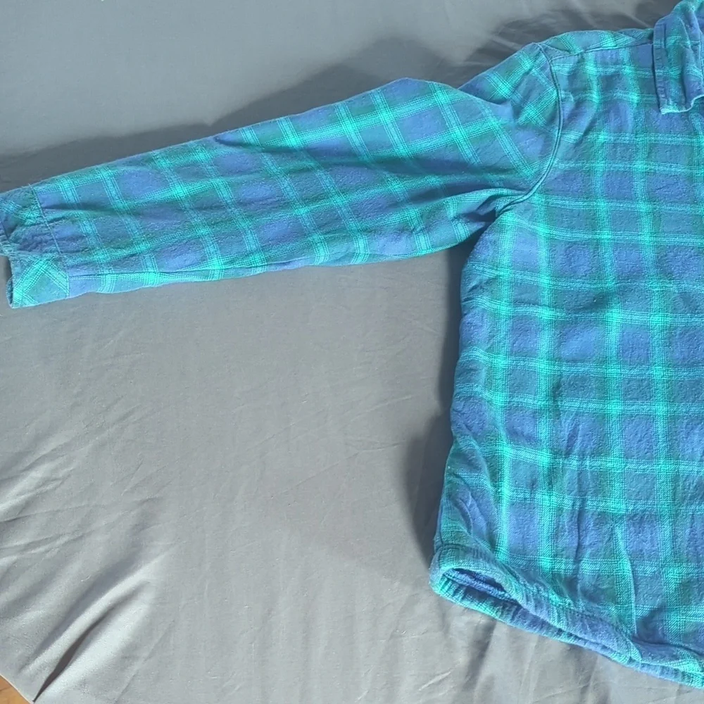 Rider By Lee Button Down Insulated Long Sleeve Flannel Shirt XL Women's - Picture 4 of 8